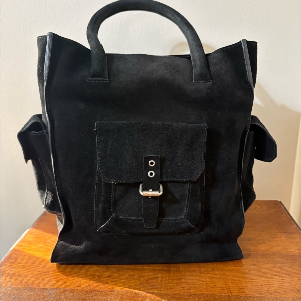 Club Monaco Suede Leather Handbag